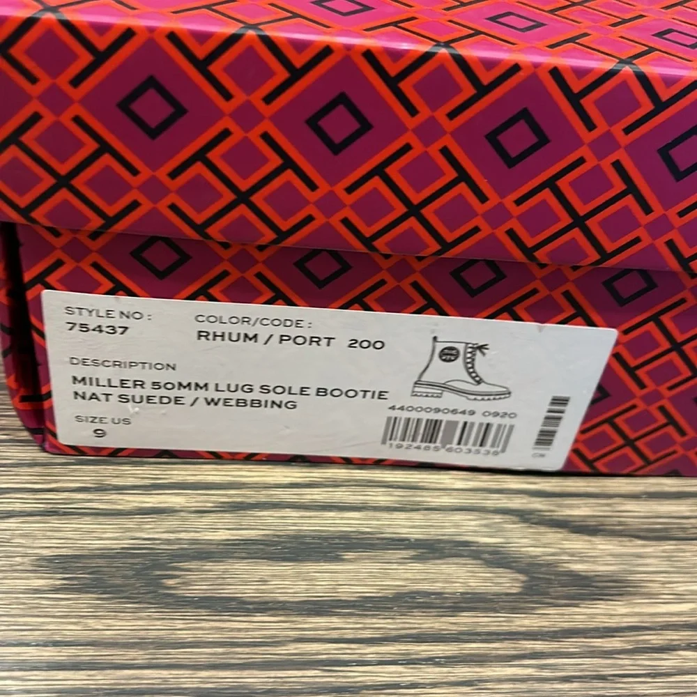 Tory Burch suede lace